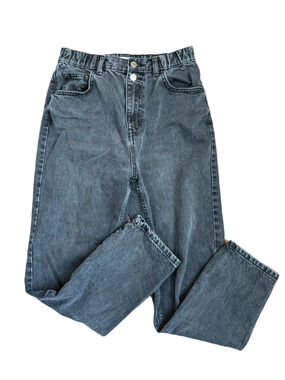 Pull&Bear Black High-Rise Denim Jeans